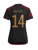 Saksa Jamal Musiala #14 Vieraspaita Naisten MM-kisat 2022 Lyhythihainen